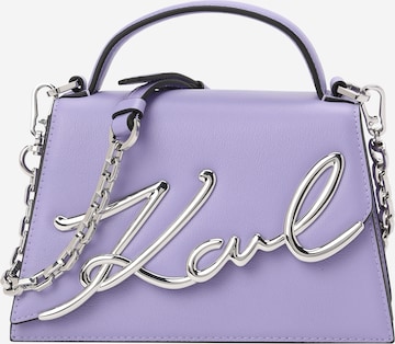 Karl Lagerfeld Crossbody bag in Purple: front