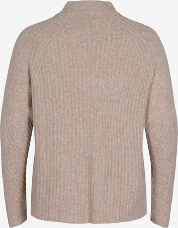 Zizzi Sweater 'Comfy' in Beige