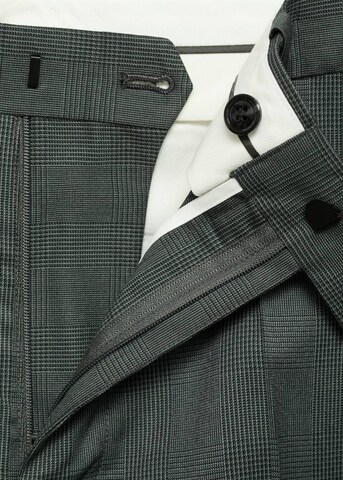 MANGO MAN Slimfit Hose 'Milan' in Grün