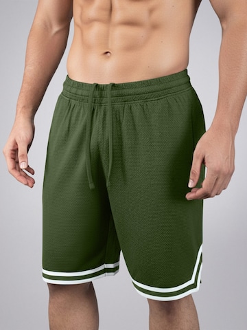 Boardshorts 'Pantoneclo Men’s Gym Shorts with Side Gasket' PANTONECLO en vert