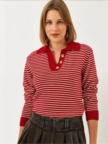 Pull-over Bianco Lucci en rouge