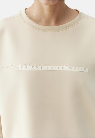 Born Living Yoga Skinny Sweatshirt 'Maia' in Beige