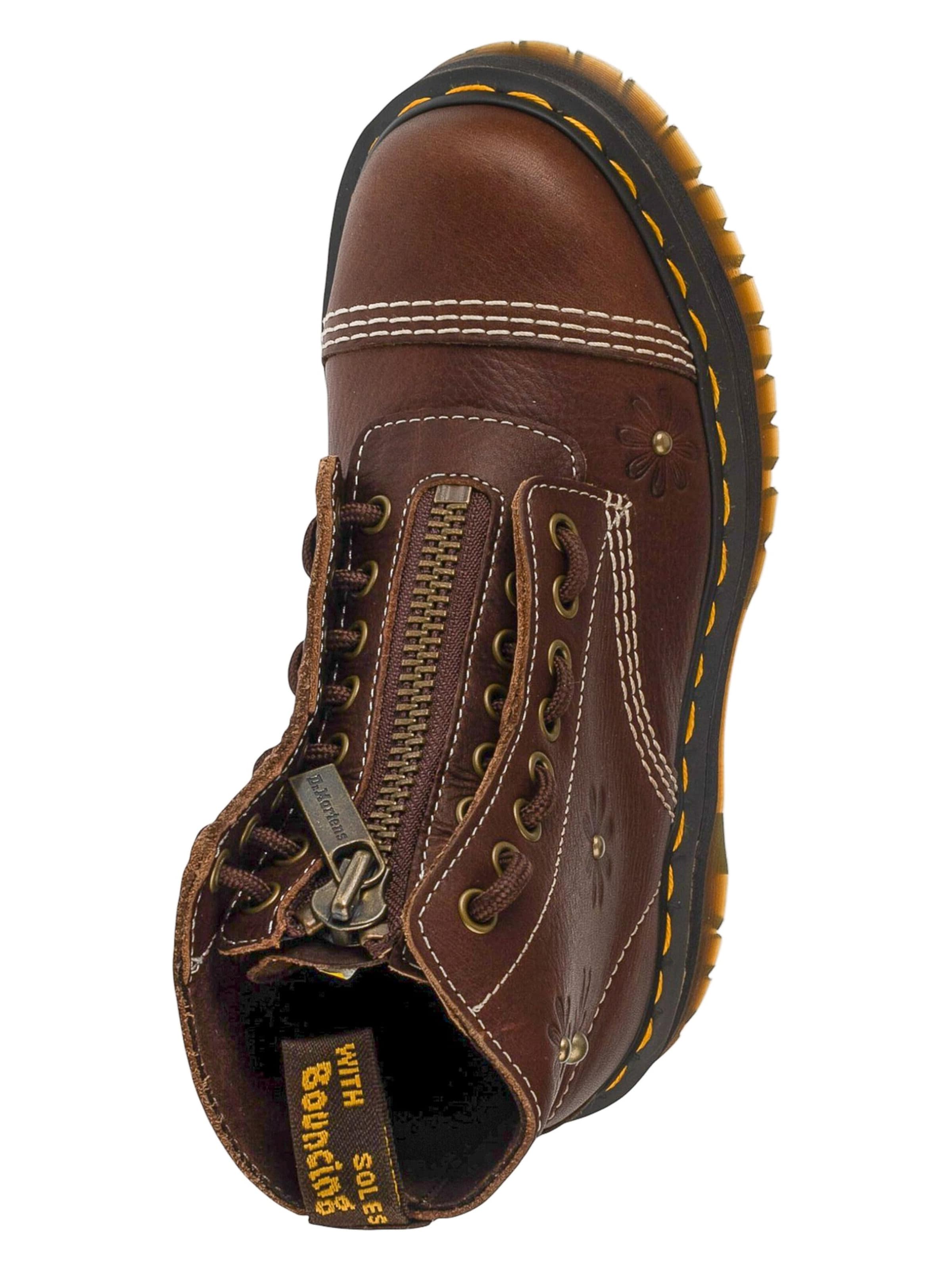 Dr. Martens Ankle boots 'Sinclair Flower' in Brown