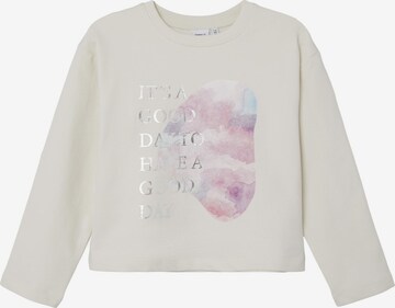 NAME IT Sweatshirt in White: front