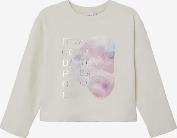 NAME IT Sweatshirt in White: front