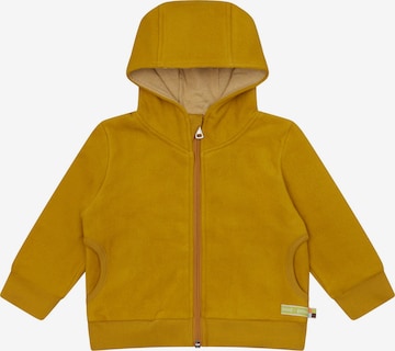 loud + proud Fleecejacke in Gelb: Vorderseite