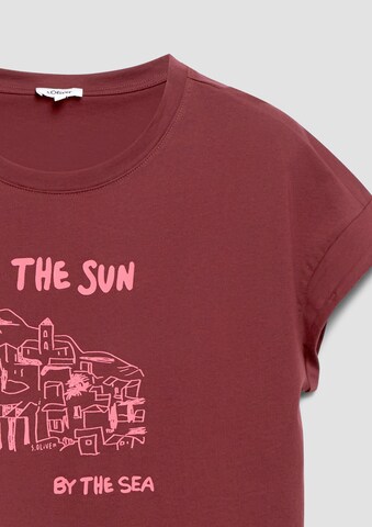 T-shirt s.Oliver en rouge
