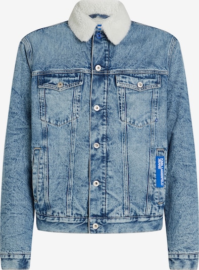 KARL LAGERFELD JEANS Välikausitakki värissä sininen / sininen denim / valkoinen, Tuotenäkymä