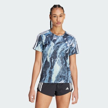 T-shirt fonctionnel 'Move for the Planet' ADIDAS PERFORMANCE en bleu : devant