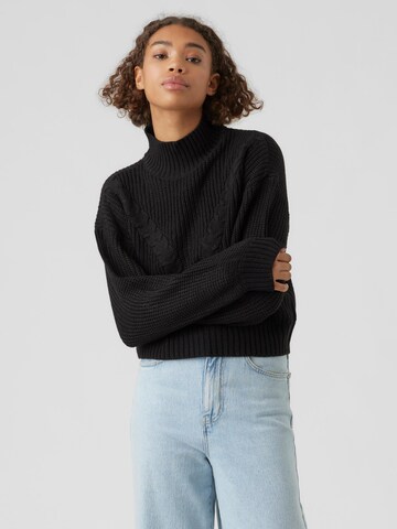 Pull-over 'VMELLIONE' VERO MODA en noir : devant