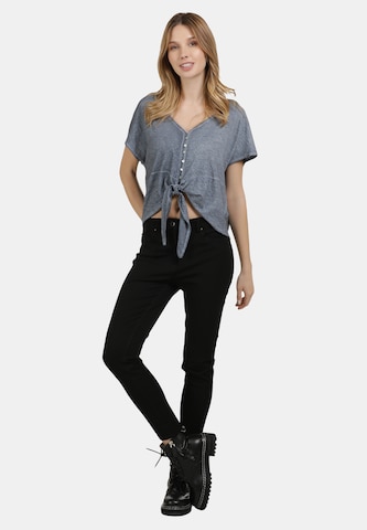 DreiMaster Vintage Bluse in Blau