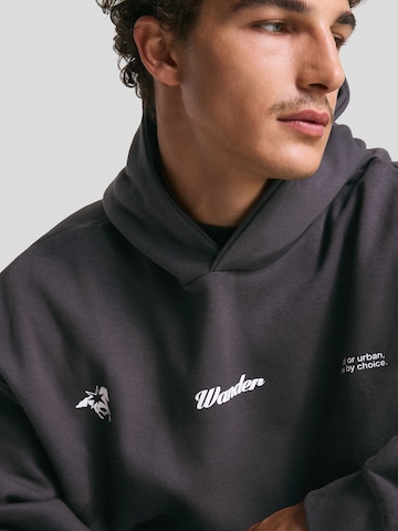 Bershka Collegepaita värissä harmaa
