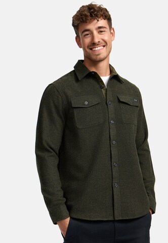 INDICODE JEANS Regular fit Overhemd ' Lui ' in Groen