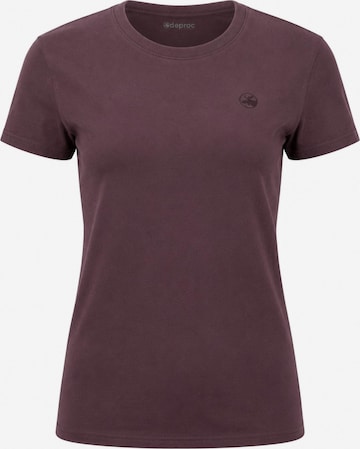 Maglietta 'DEPROC ACTIVE LAGUN Damen T-Shirt' di deproc in rosso: frontale