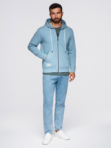 Sweat-shirt Ombre en bleu