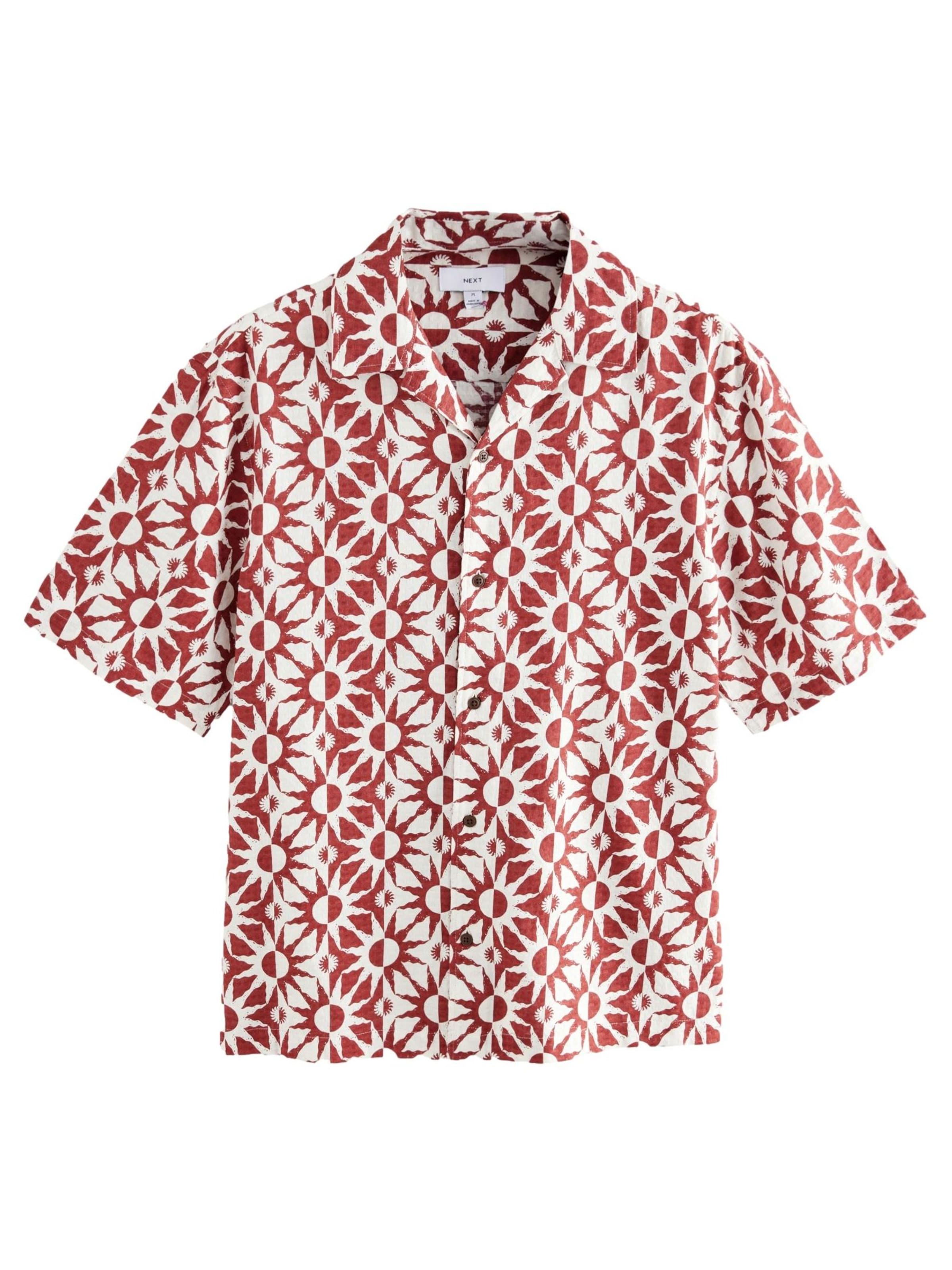 Next Regular fit Overhemd in Rood: voorkant