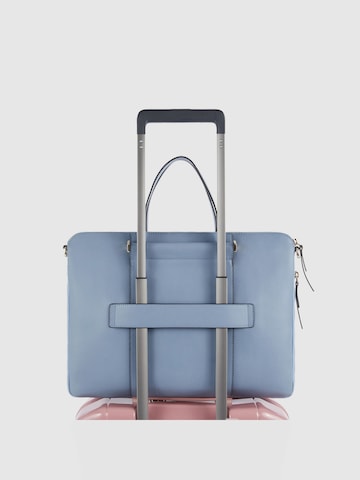 Sac d’ordinateur portable Piquadro en bleu