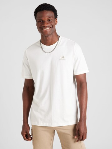 T-Shirt fonctionnel 'Essentials' ADIDAS SPORTSWEAR en blanc : devant