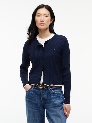 Tommy Jeans Kardigán - kék: elől