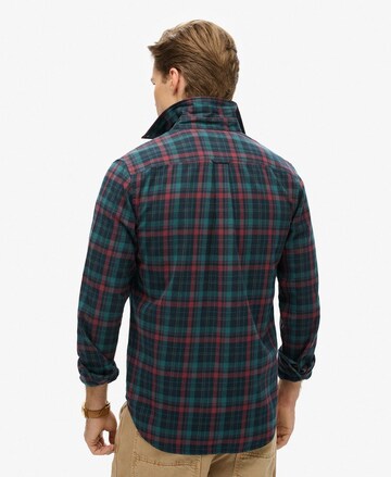 Superdry Regular fit Overhemd in Groen