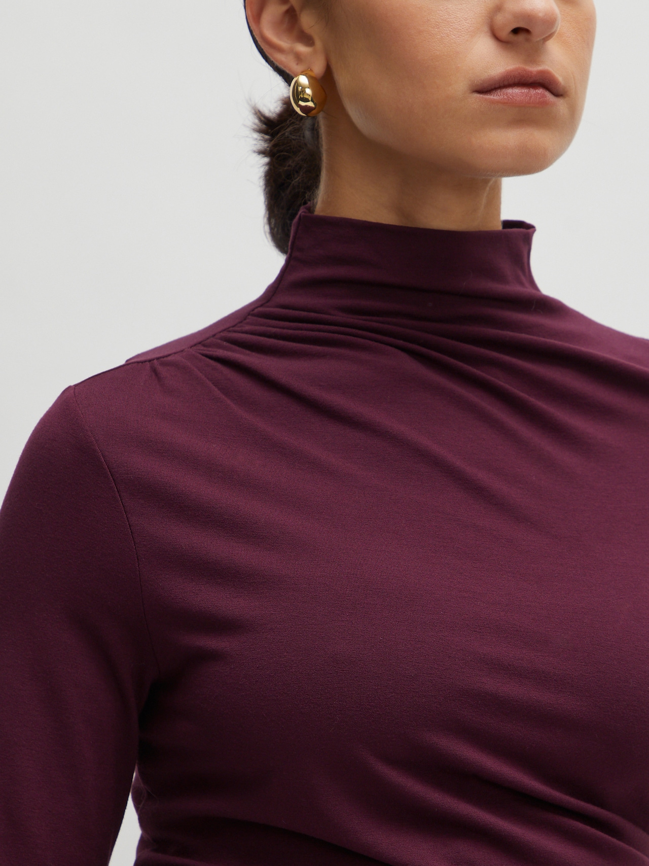 EDITED T-shirt 'Faye' rouge