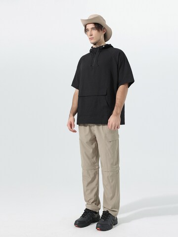 YOUTHUP Shirt 'Kopffrei' in Black