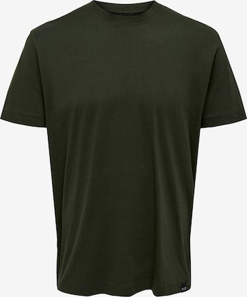Only & Sons - Camiseta 'Max' en verde: frente