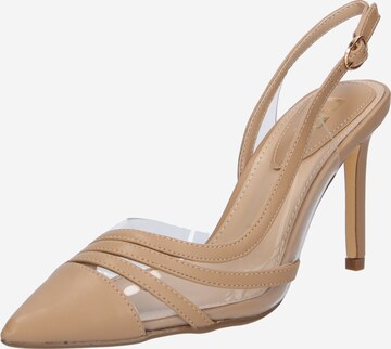 Dorothy Perkins - Zapatos destalonado en beige: frente