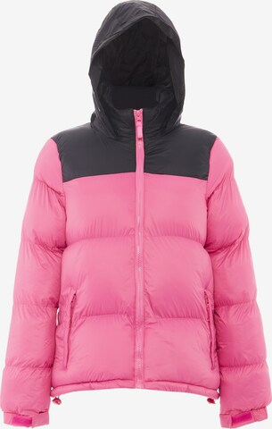 Libbi Winterjas in Roze: voorkant