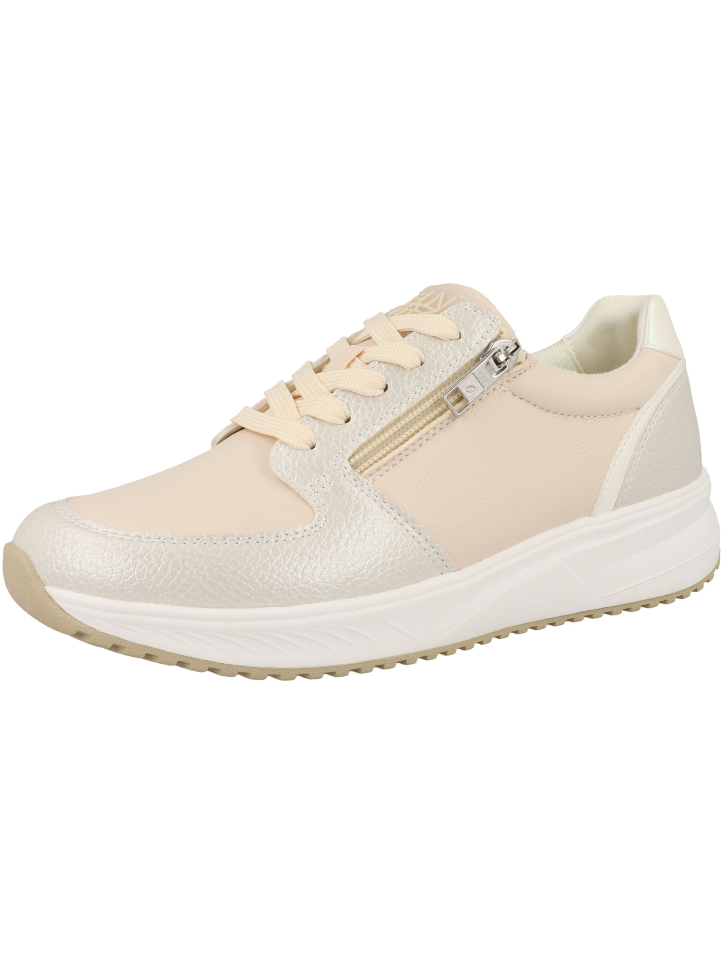 WALDLÄUFER - Sapatilhas baixas 'Mara' em branco: frente