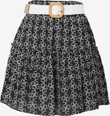 juoda Influencer Sijonas: priekis