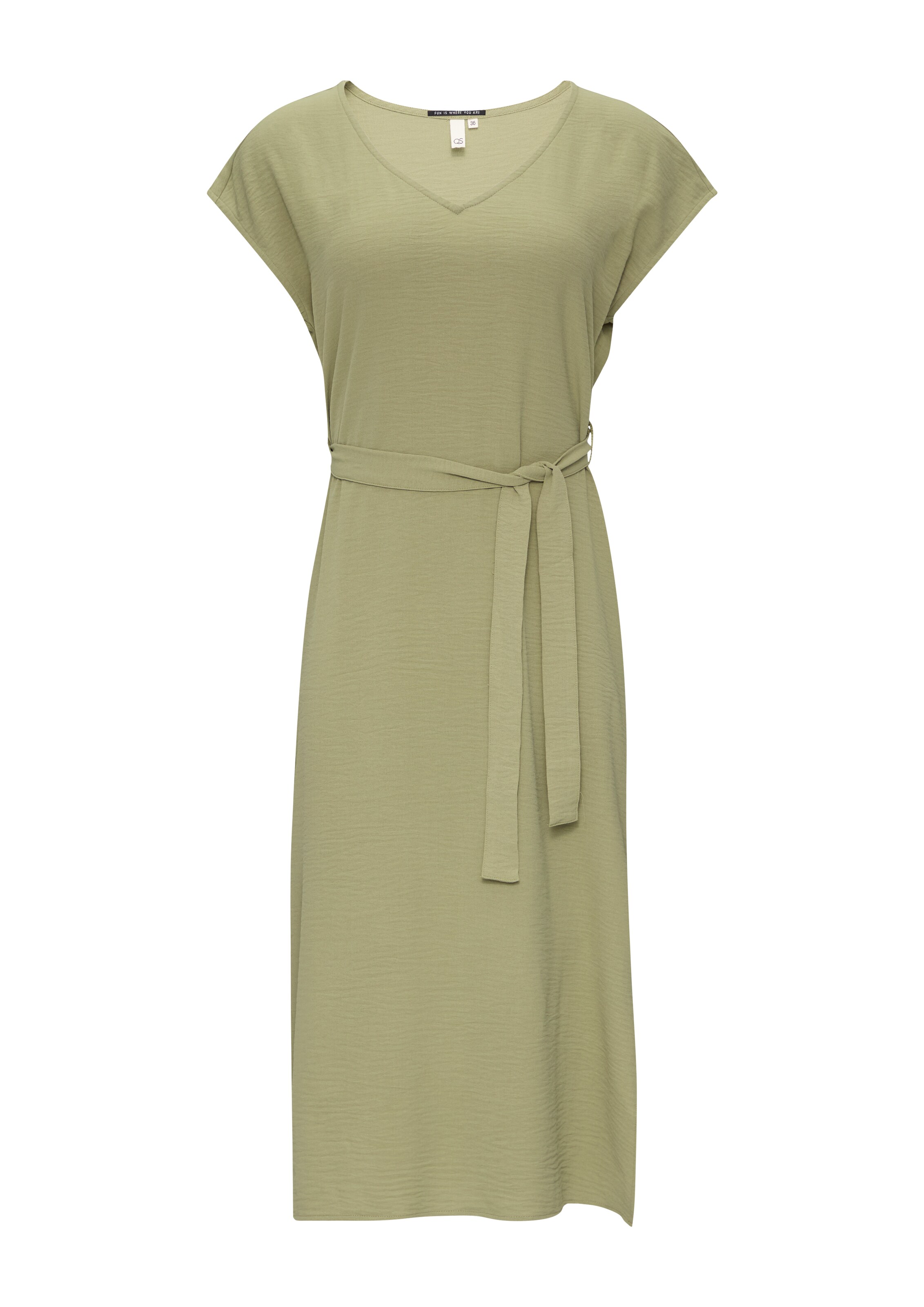 QS Kleid in Grün: Vorderseite