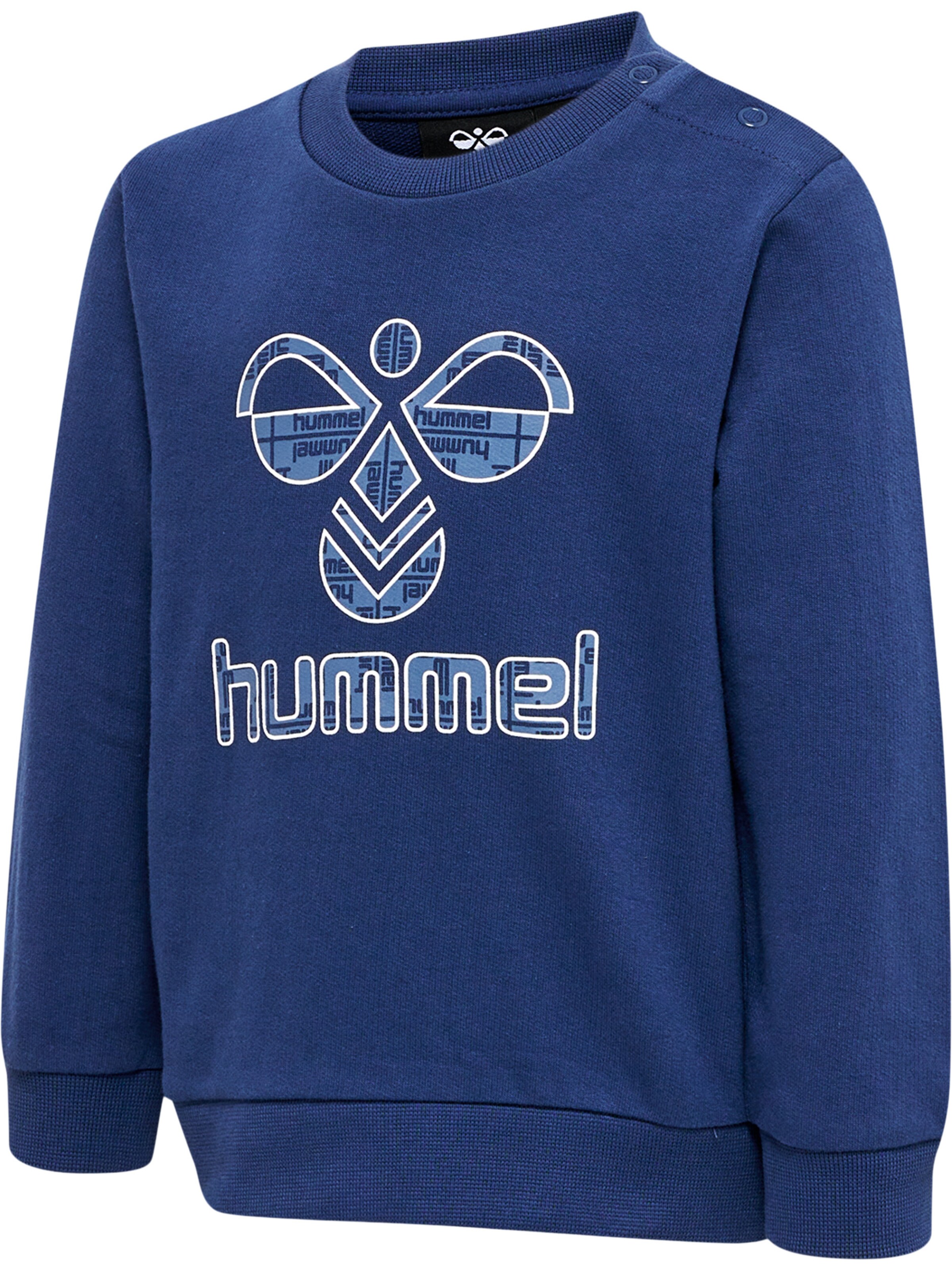 Hummel Sweatshirt 'Lime' i blå