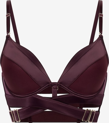 purpurinė Hunkemöller Pakeliantieji įdėklai į liemenėlę Liemenėlė: priekis