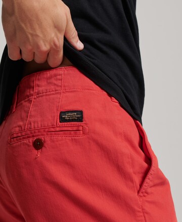 Superdry Slimfit Chino in Rood