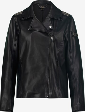 October Between-Season Jacket in Black: front