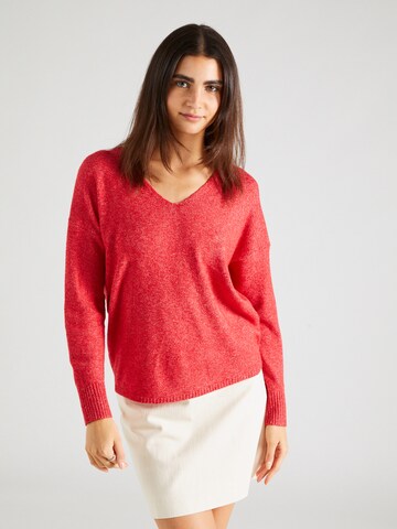 ONLY Pullover 'RICA' in Rot: predná strana