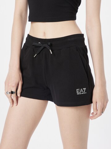 EA7 Emporio Armani - regular Pantalón en negro