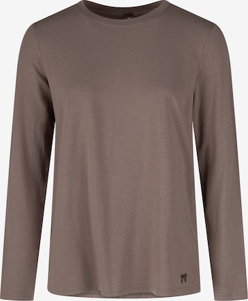 Sanetta Schlafshirt in Braun: Vorderseite