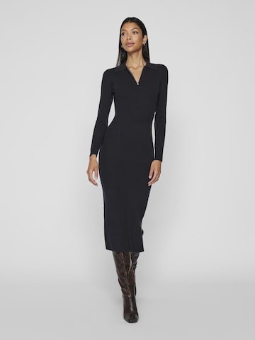 VILA Knit dress in Black