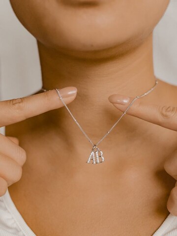 Collana 'Letter A.' di Hey Happiness in argento