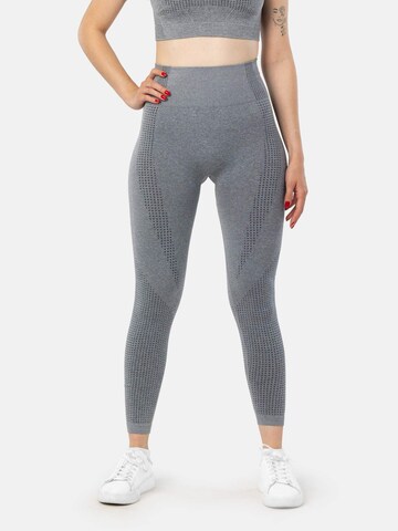 LEAFLETIC Skinny Leggings 'Leafletic Women’s Long Length Legging' in Grey: front