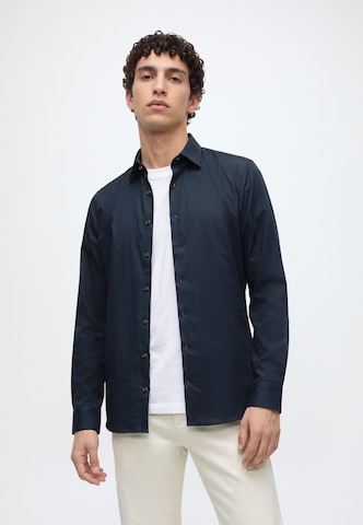 OLYMP Slim Fit Hemd 'Level 5' in Blau