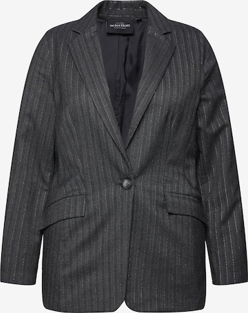 Ulla Popken Blazer in Grey: front