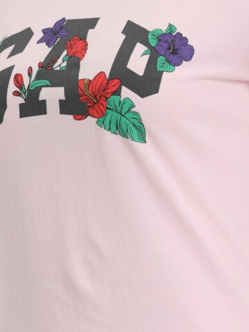 Gap Petite T-Shirt 'CLSC' in Pink