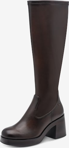 Bottes Tamaris en marron : devant