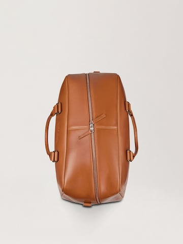 NEGOTIA Leather - Bolsa de fin de semana 'Valen' en marrón
