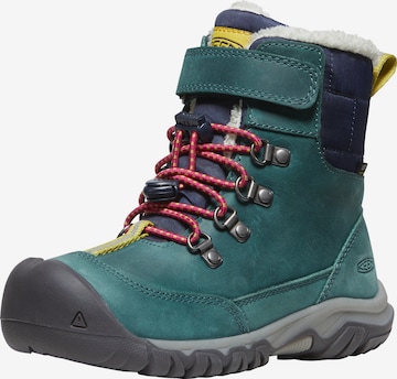 KEEN Boots in Green: front