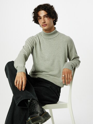 INDICODE JEANS Sweater 'Burns' in Grey: front