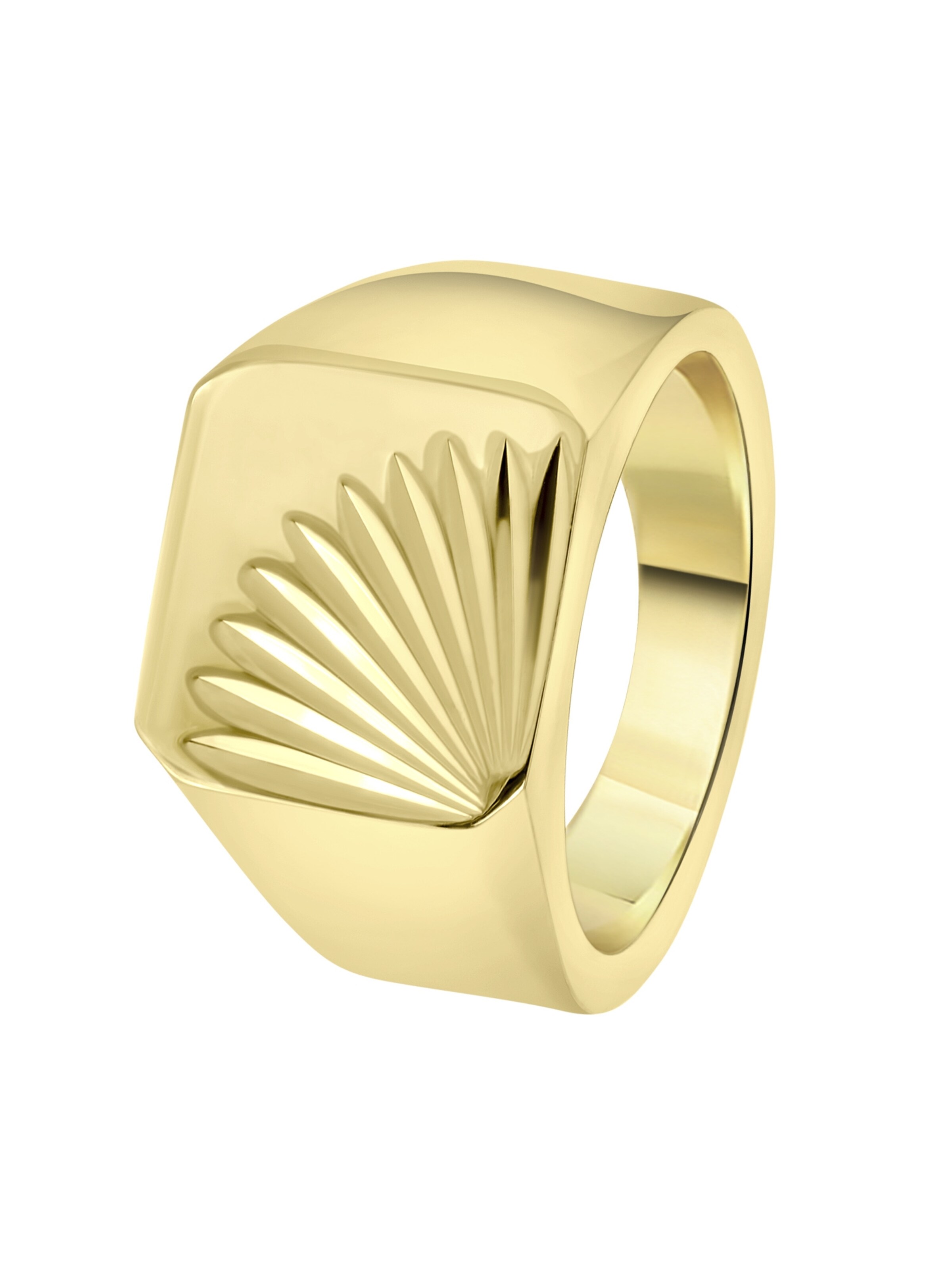 Lucardi Ring in Gold: front